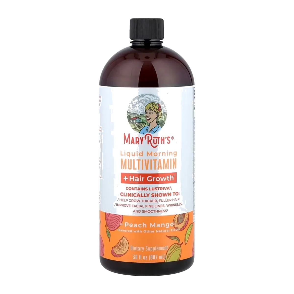 MaryRuth’s Multivitamine liquide + Pousse des cheveux (887 ml)